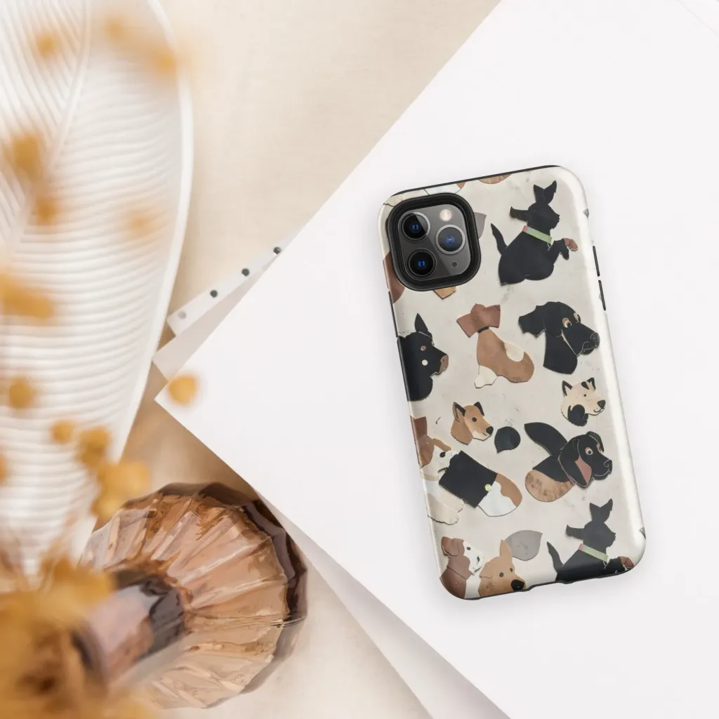 Paws And Pieces on Tough Case for iPhone® — Front