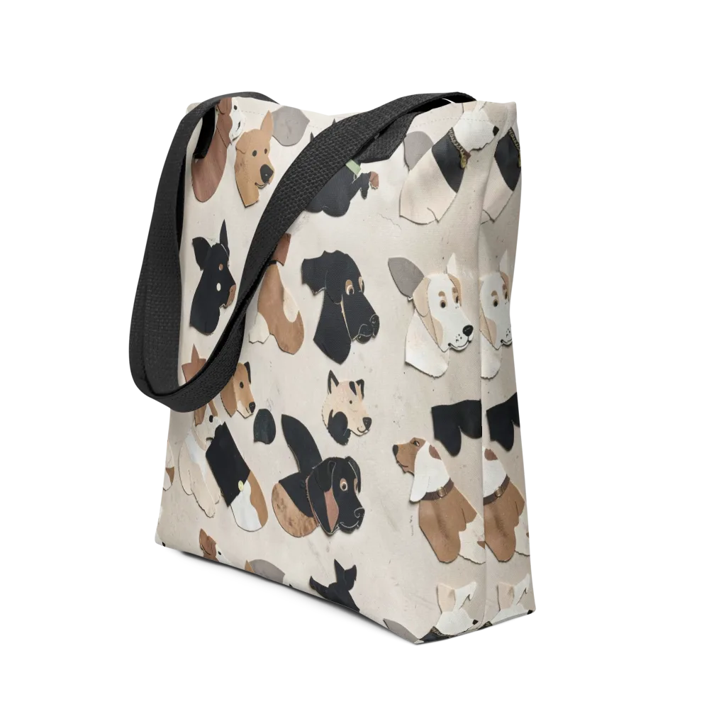 Paws And Pieces on Tote Bag — Front
