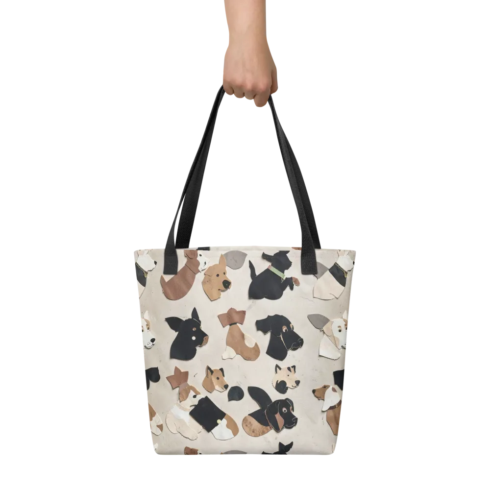 Paws And Pieces on Tote Bag — Front