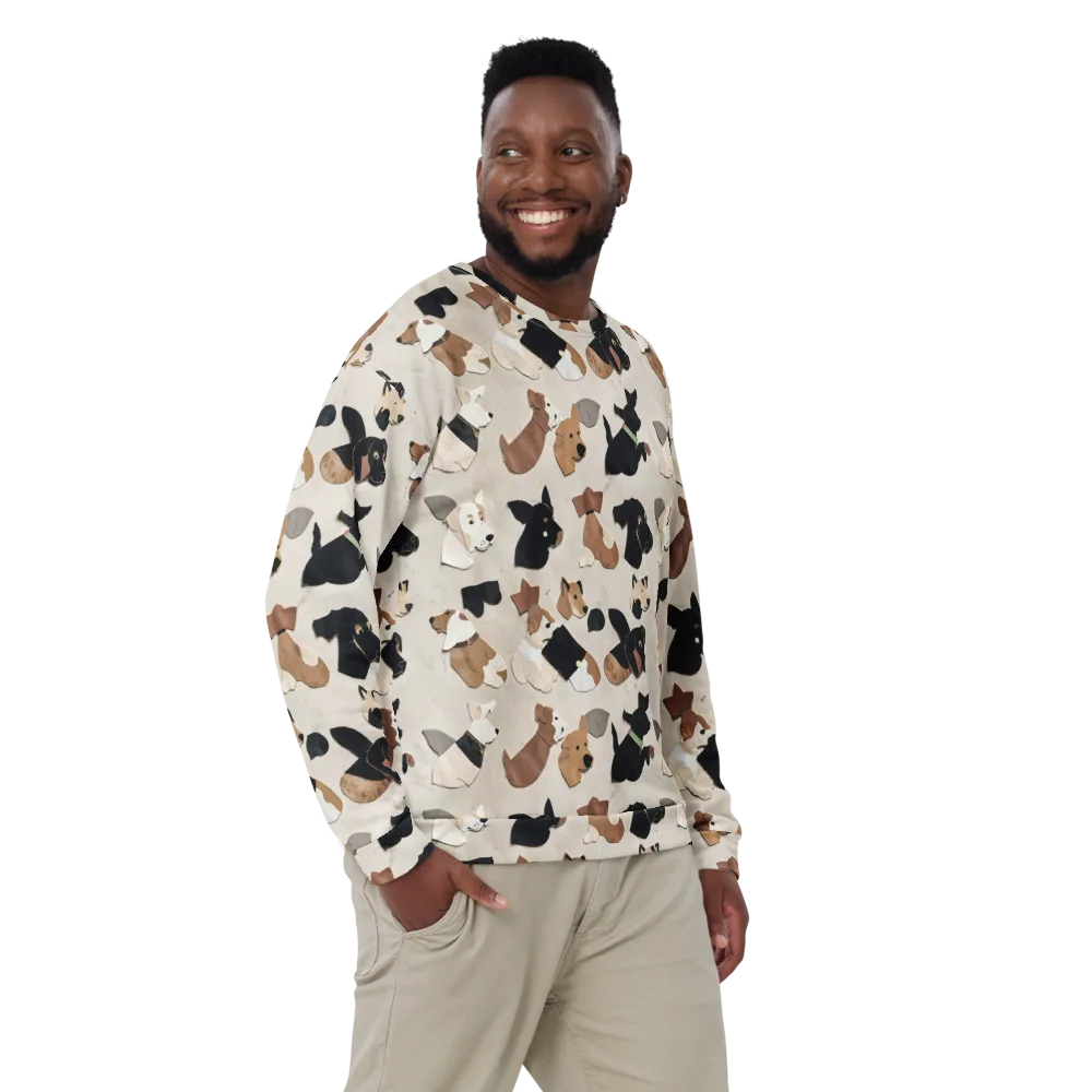 Paws And Pieces on Sweatshirt — Front