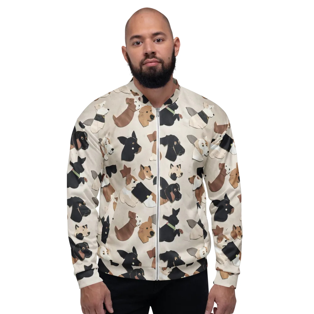 Paws And Pieces on Bomber Jacket — Front