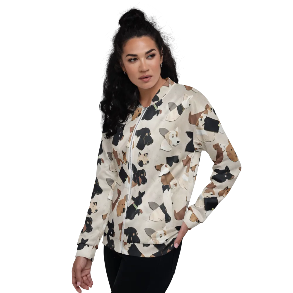 Paws And Pieces on Bomber Jacket — Left