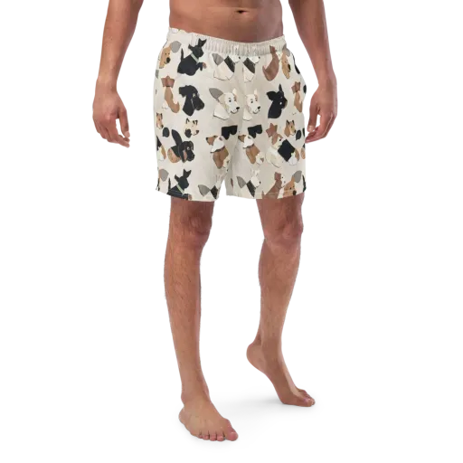 Paws And Pieces on a Swim Trunks