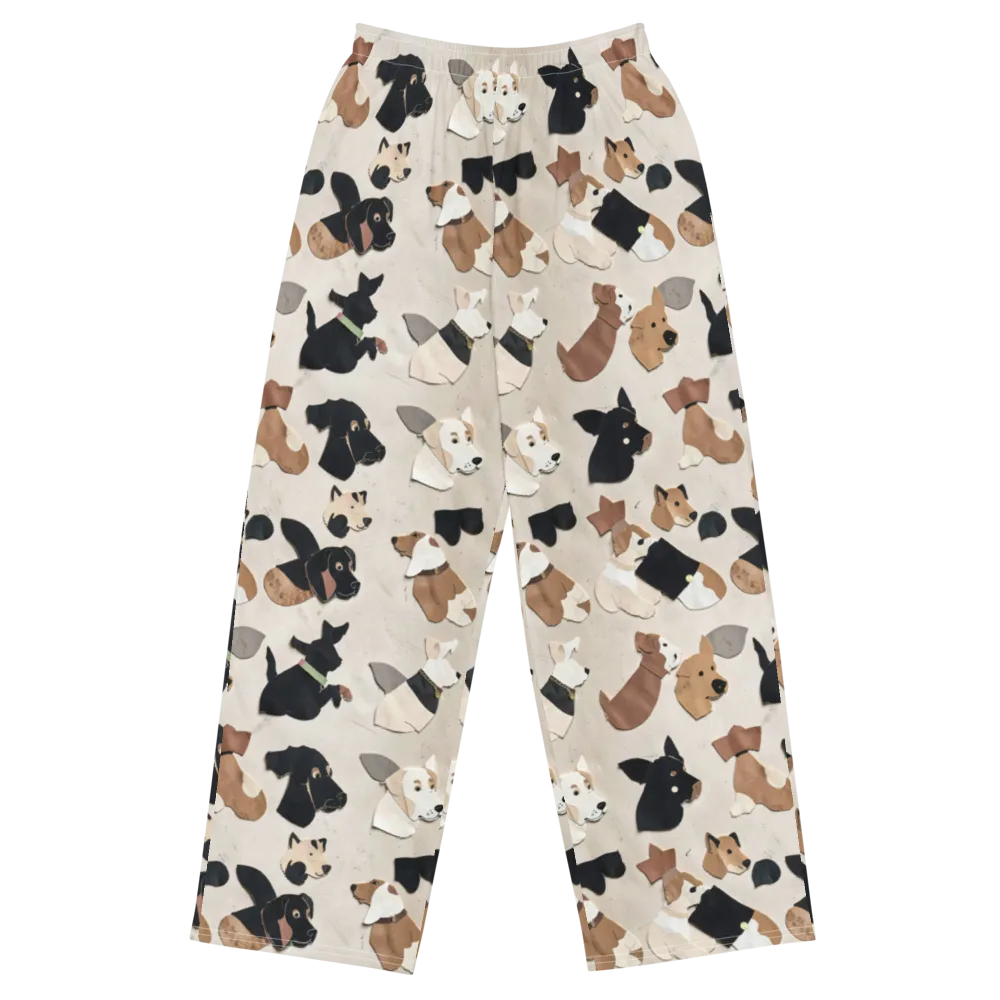 Paws And Pieces on Wide-Leg Pants — Front