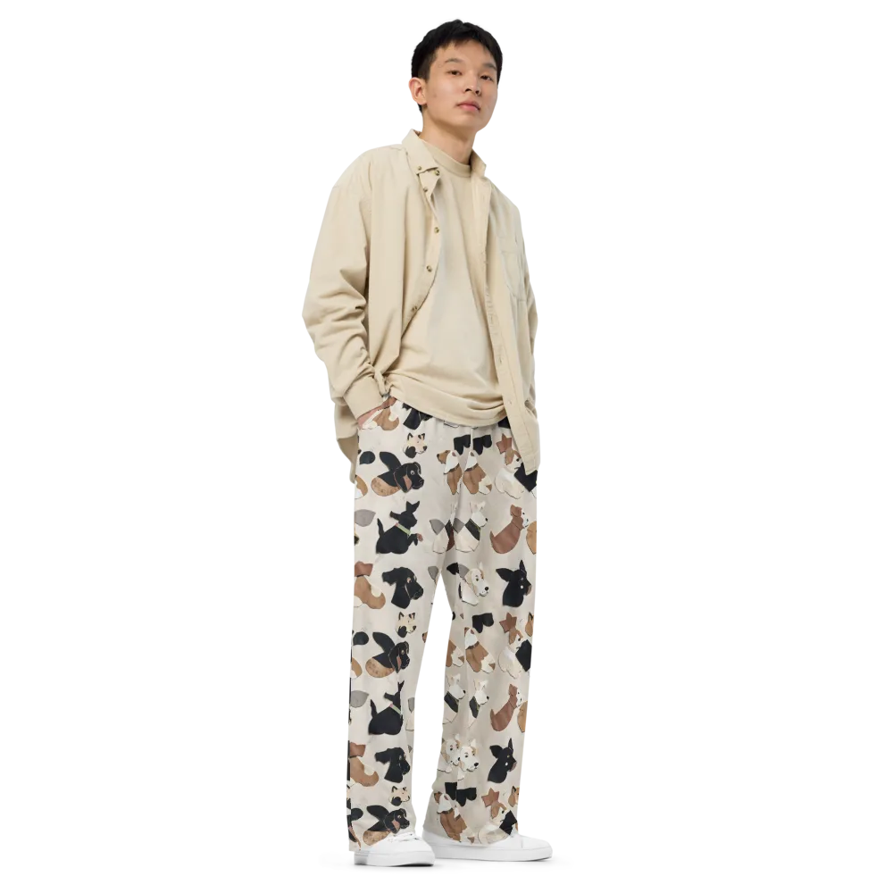 Paws And Pieces on Wide-Leg Pants — Right Front