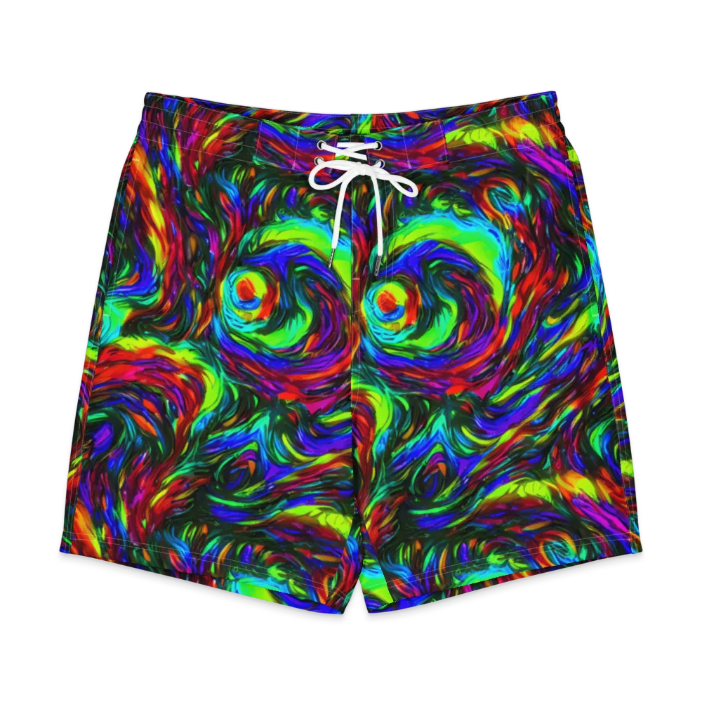 Calraet Swirl on Men's Board Shorts — Front