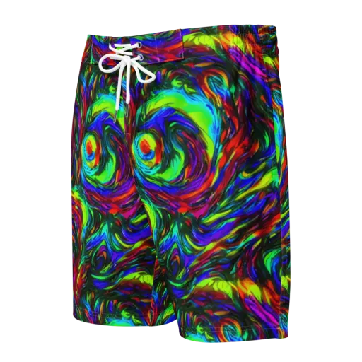 Calraet Swirl on a Men's Board Shorts
