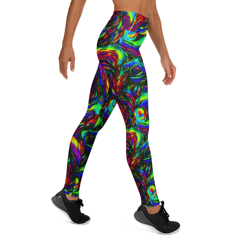 Calraet Swirl on Yoga Leggings — Right