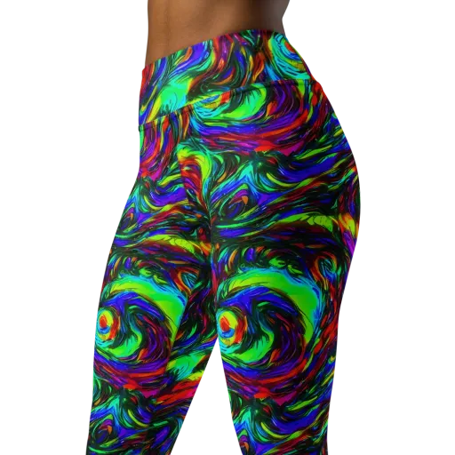 Calraet Swirl on a Yoga Leggings