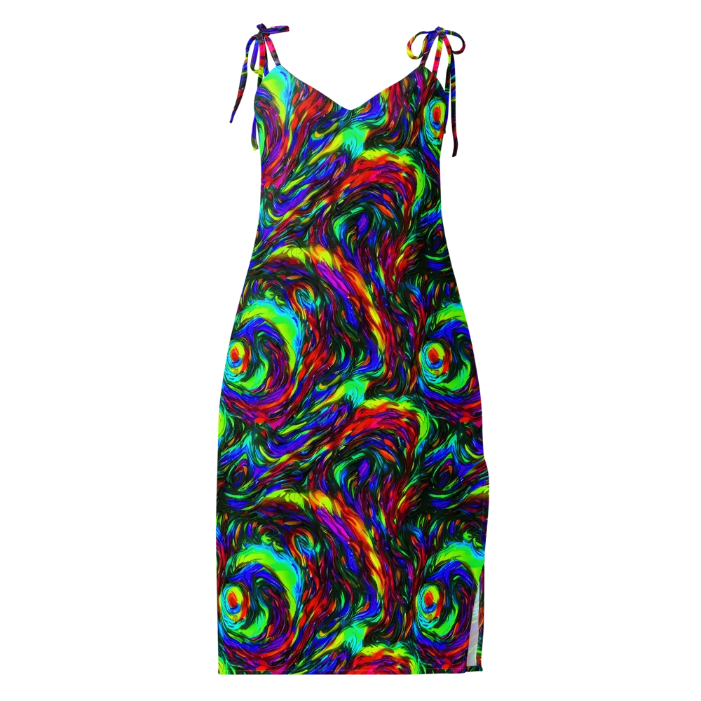 Calraet Swirl on Slip Dress — Front
