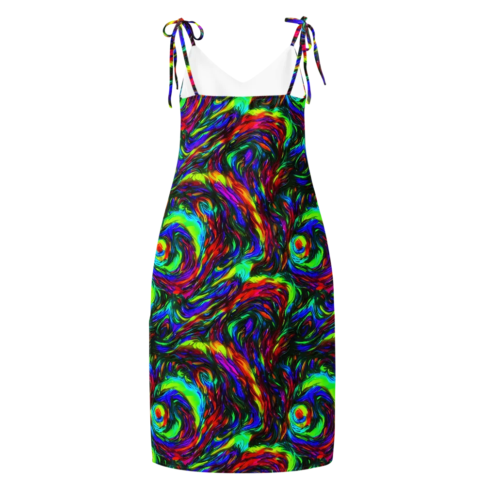 Calraet Swirl on Slip Dress — Back