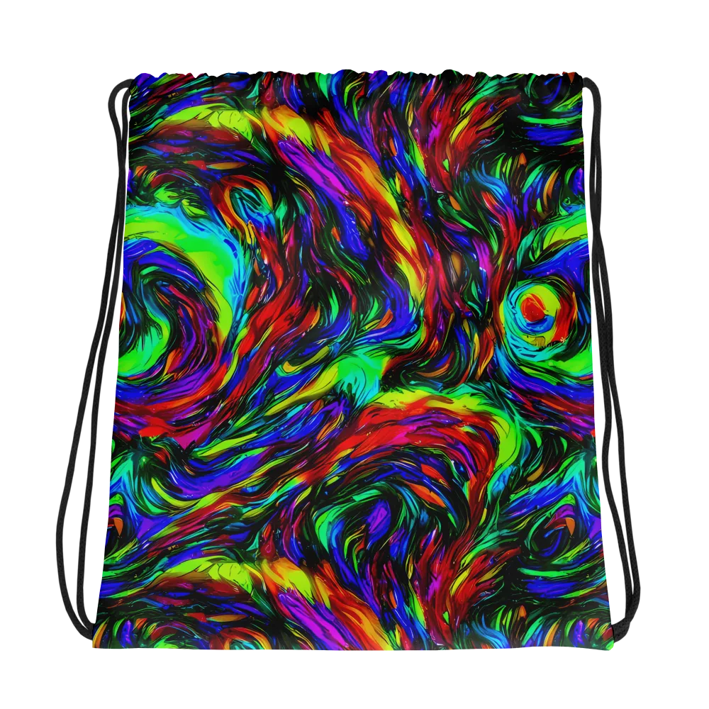 Calraet Swirl on Drawstring Bag — Photo