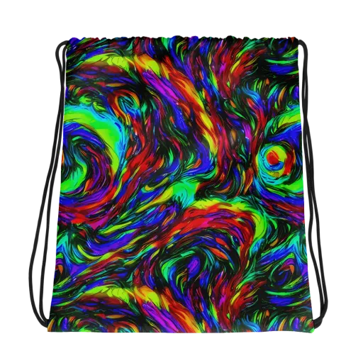 Calraet Swirl on a Drawstring Bag