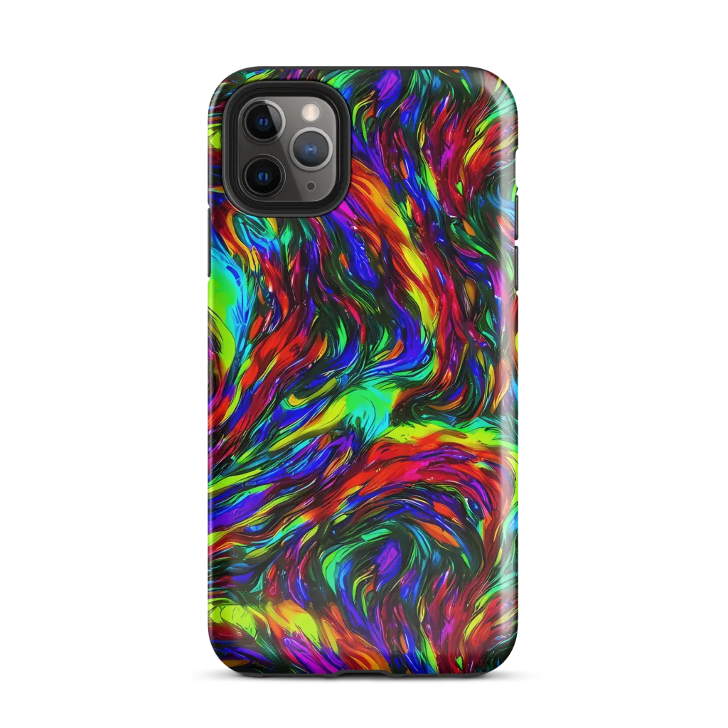 Calraet Swirl on Tough Case for iPhone® — Front