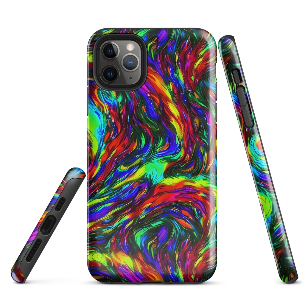 Calraet Swirl on Tough Case for iPhone® — Front