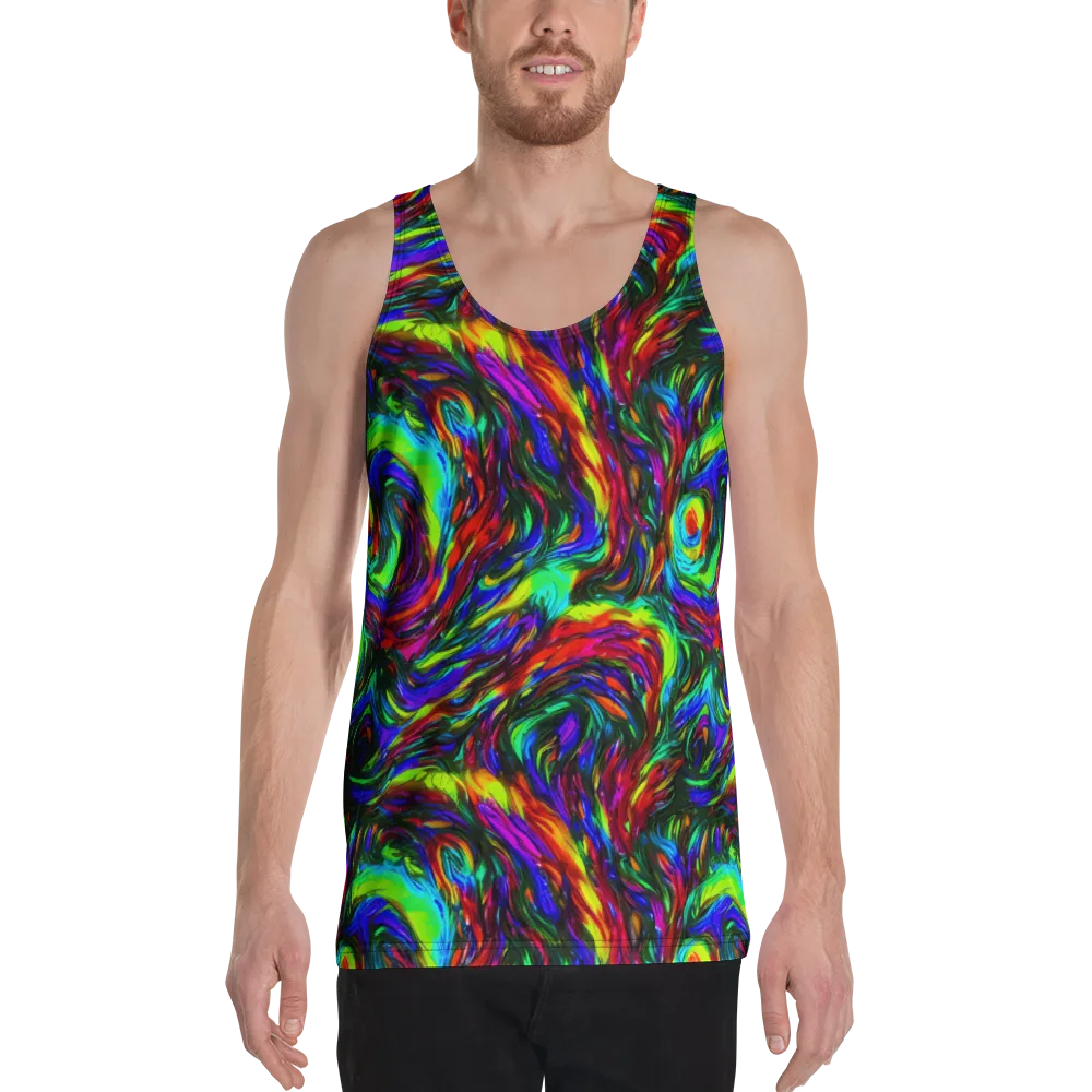 Calraet Swirl on Men's Tank Top — Front