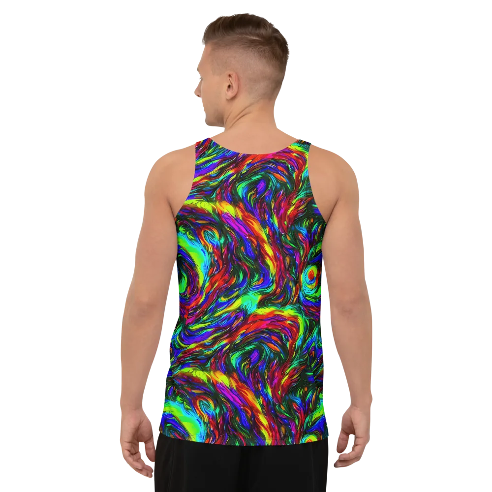 Calraet Swirl on Men's Tank Top — Back