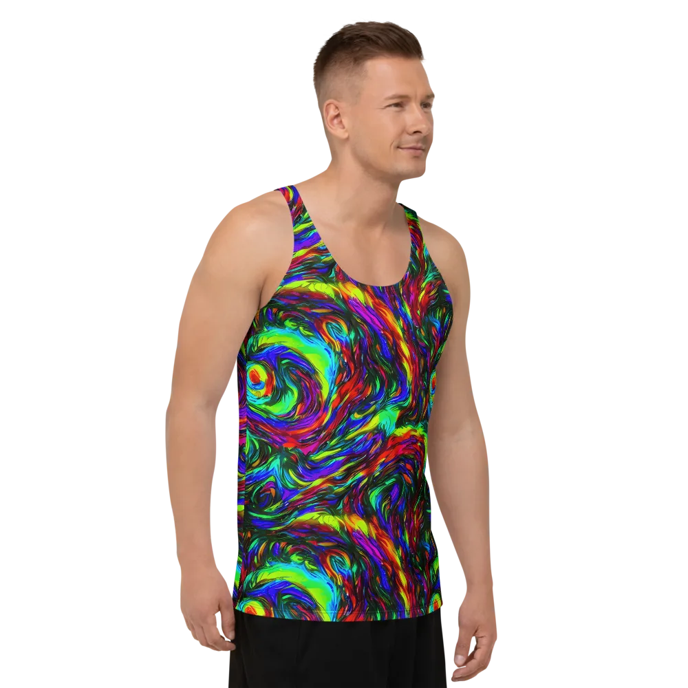 Calraet Swirl on Men's Tank Top — Right Front