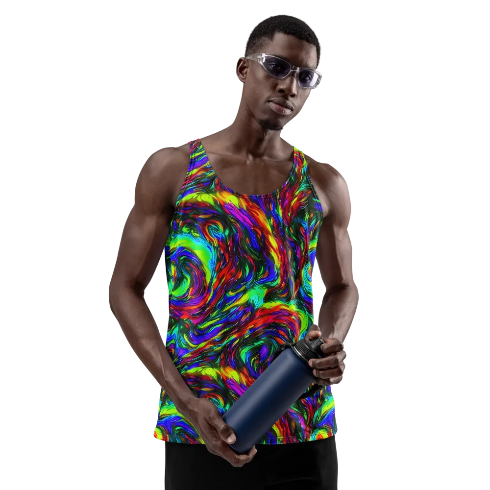Calraet Swirl on Men's Tank Top — Front