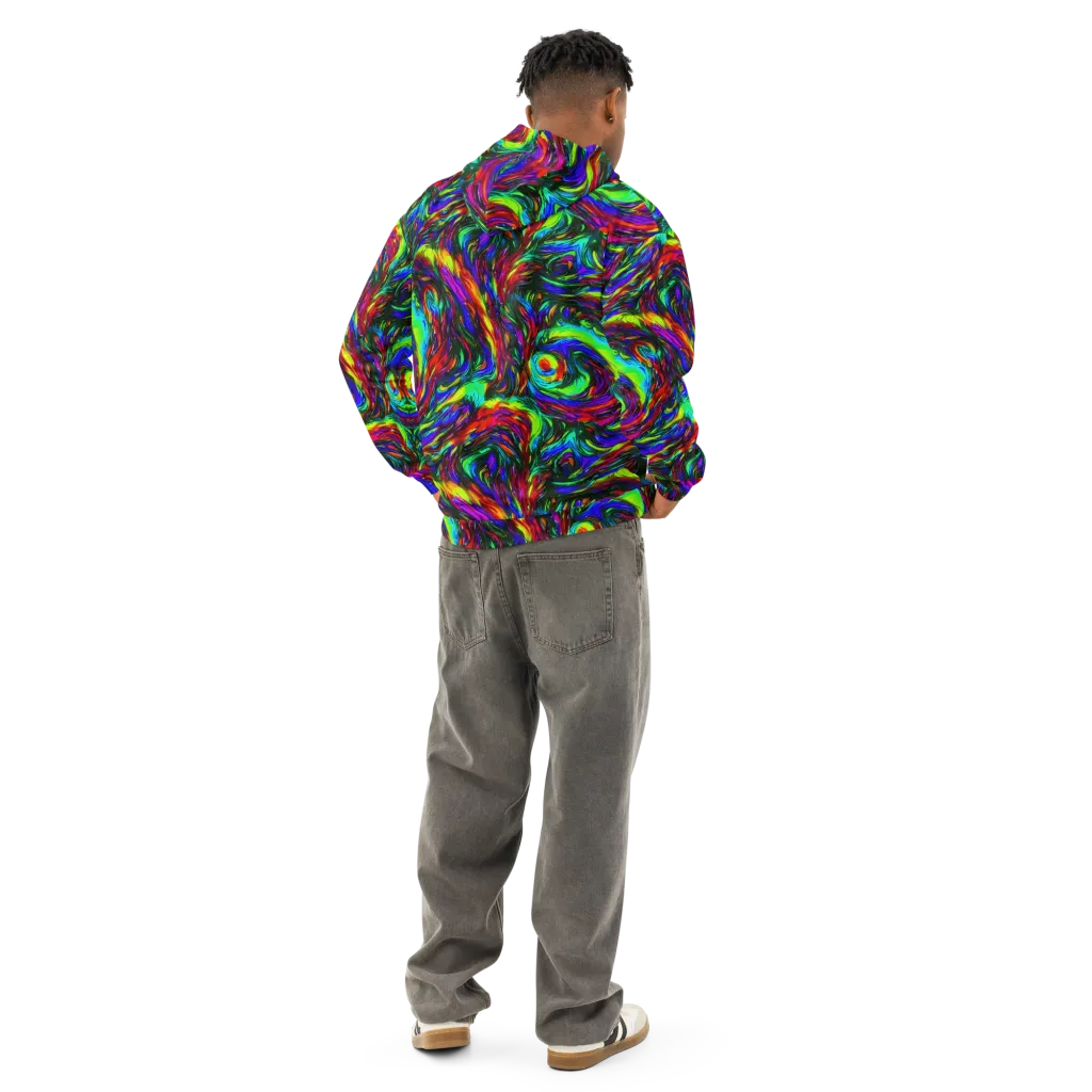 Calraet Swirl on Cotton Hoodie — Back