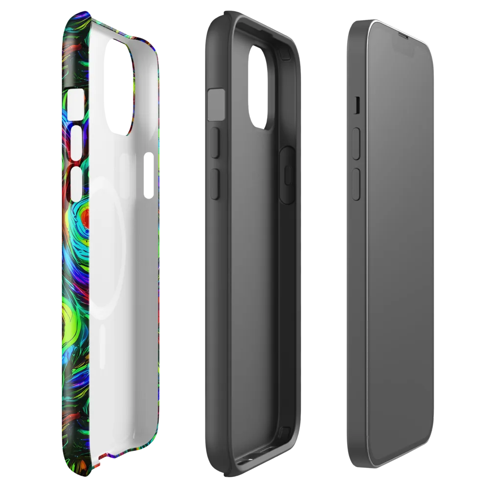 Calraet Swirl on MagSafe Tough Case for iPhone® — Front