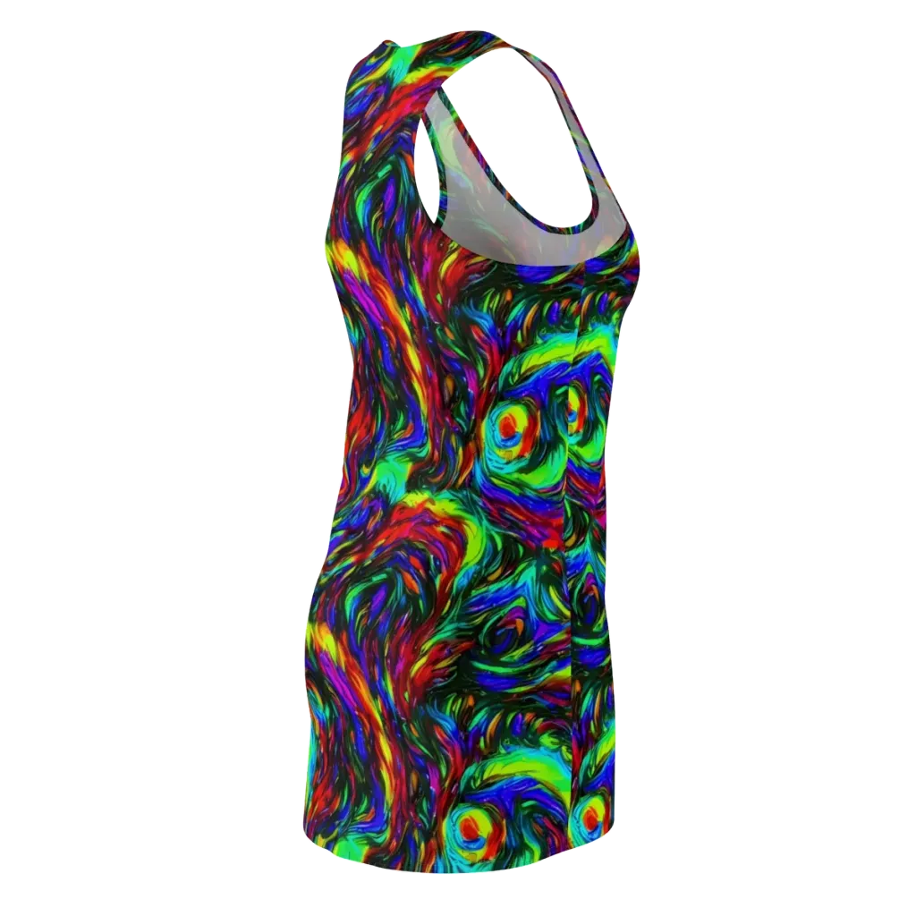 Calraet Swirl on Racerback Dress — Back Side