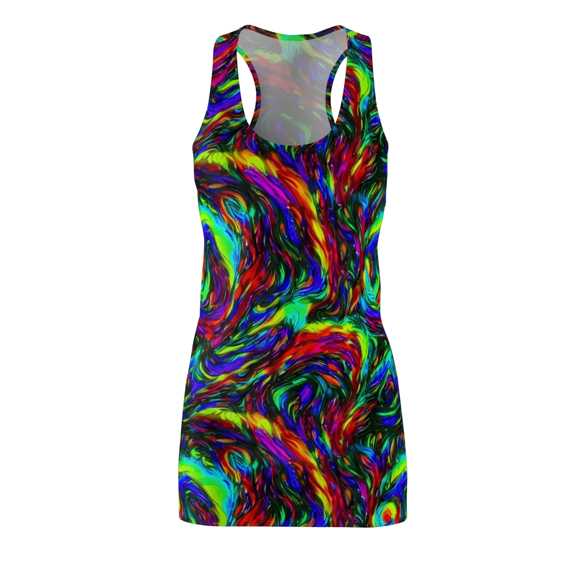 Calraet Swirl on Racerback Dress — Front