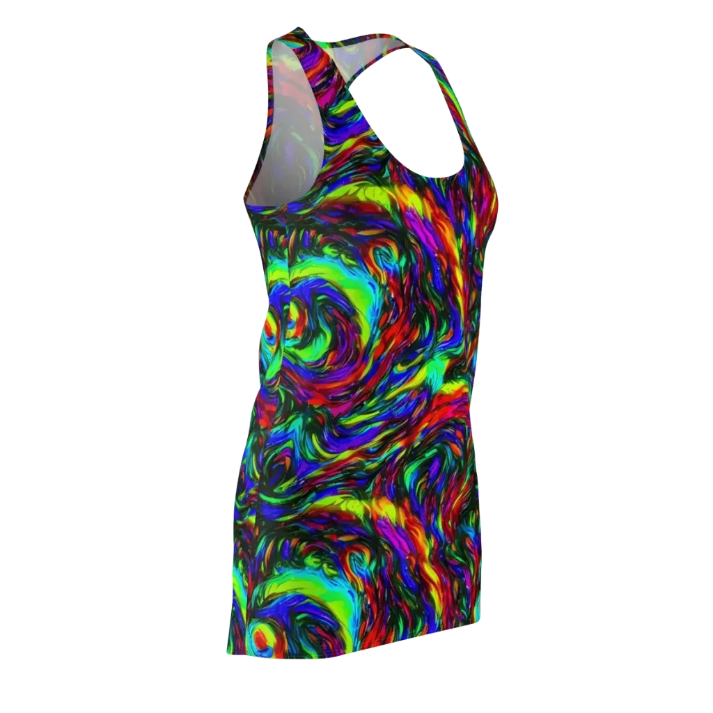 Calraet Swirl on Racerback Dress — Front Side