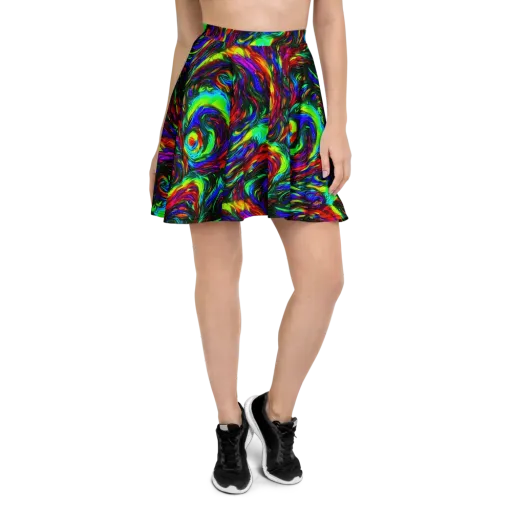 Calraet Swirl on a Skater Skirt