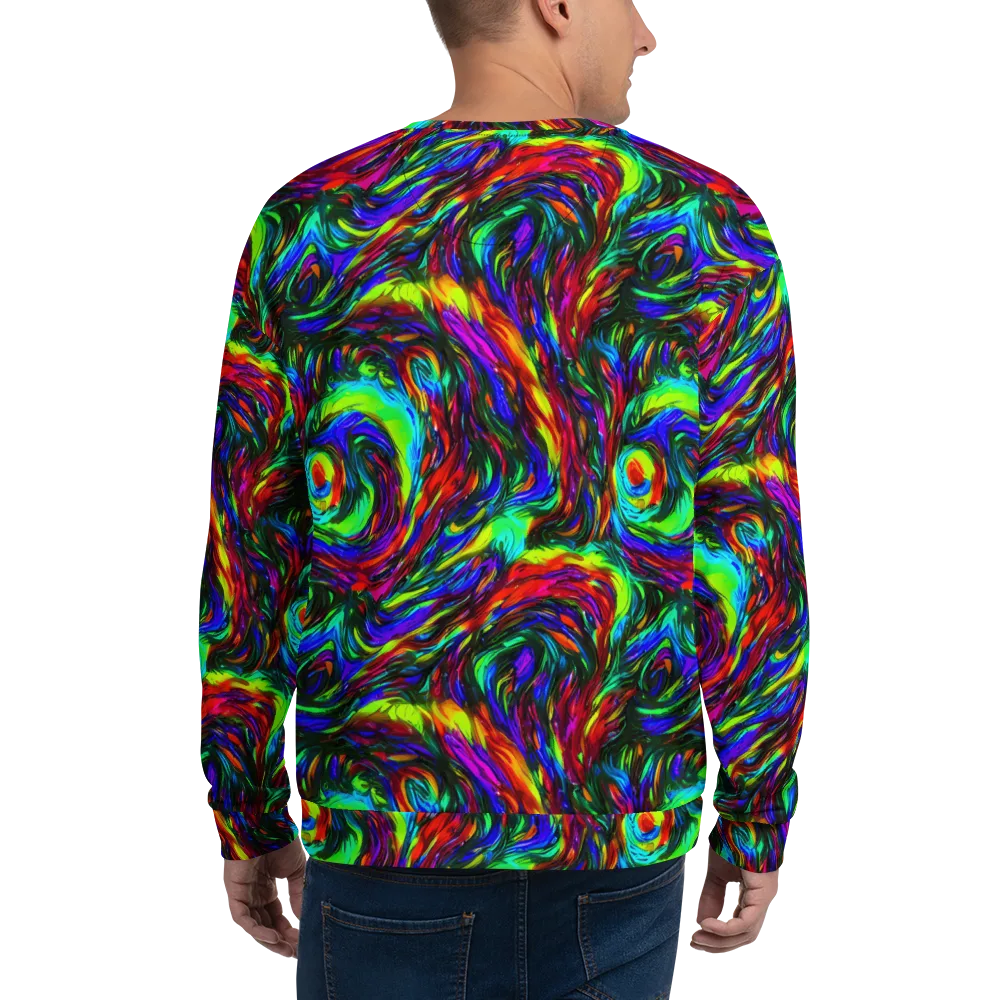 Calraet Swirl on Sweatshirt — Back