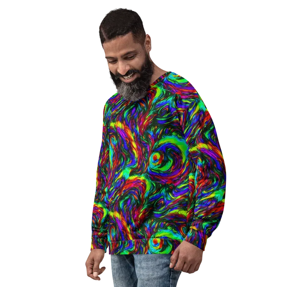 Calraet Swirl on Sweatshirt — Left Front