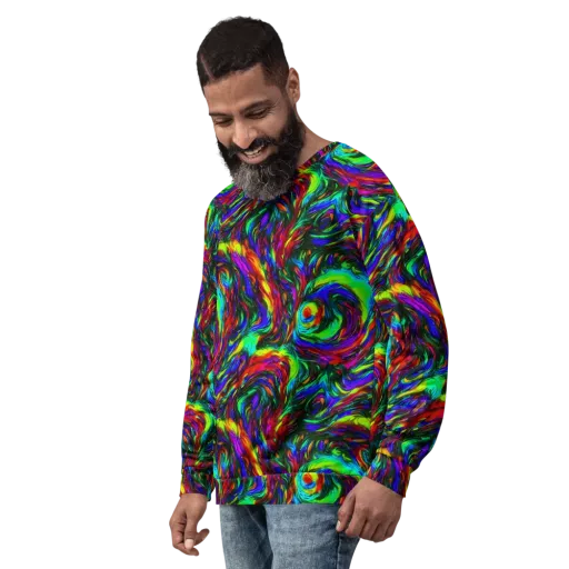 Calraet Swirl on a Sweatshirt
