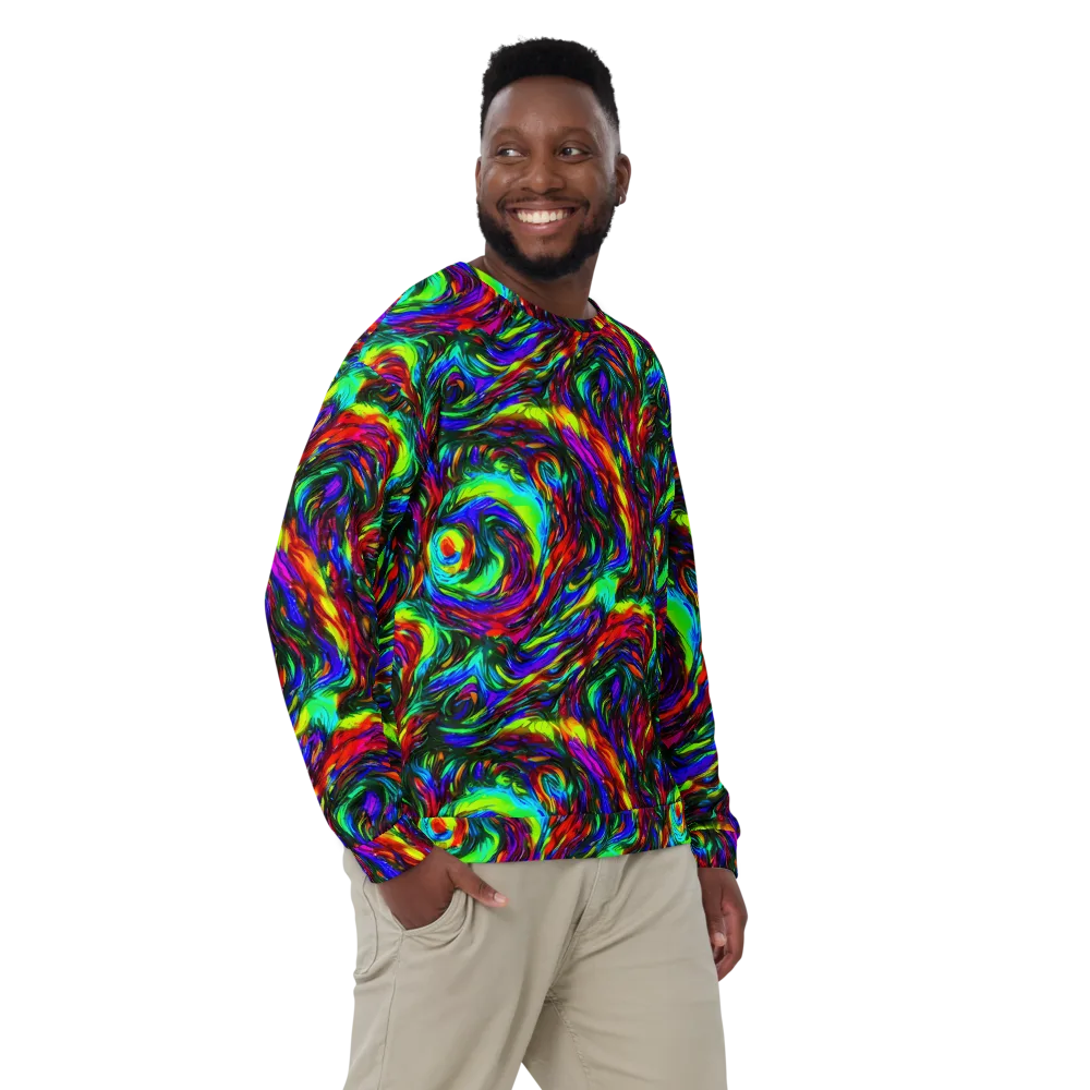 Calraet Swirl on Sweatshirt — Front