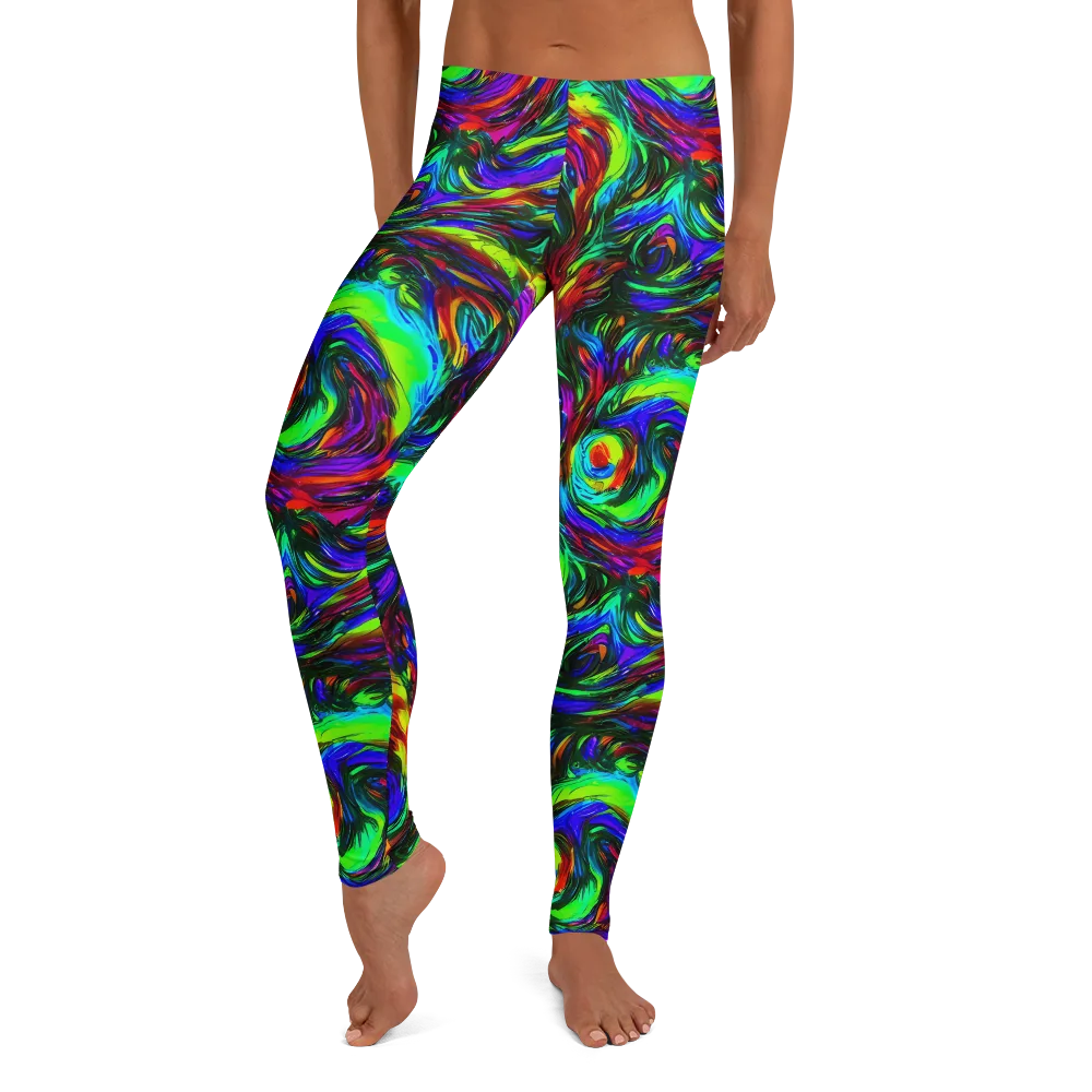 Calraet Swirl on Leggings — Front
