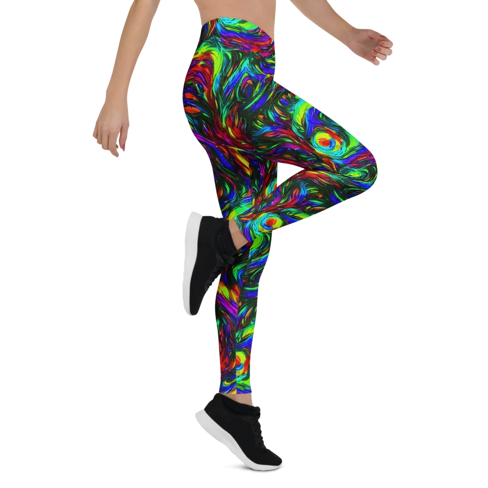 Calraet Swirl on Leggings — Right
