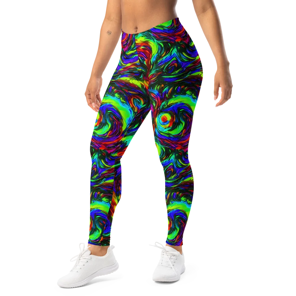 Calraet Swirl on Leggings — Left Front
