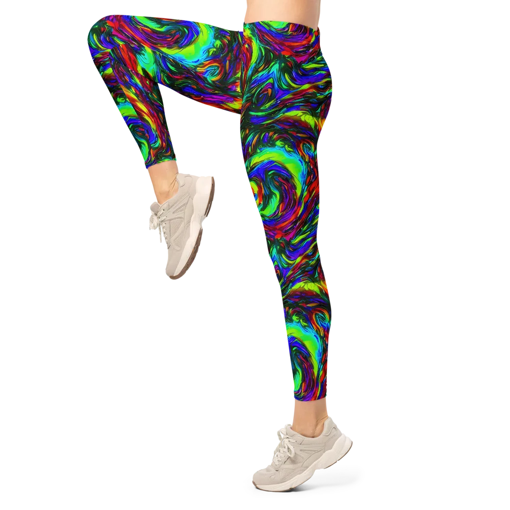 Calraet Swirl on Leggings — Left