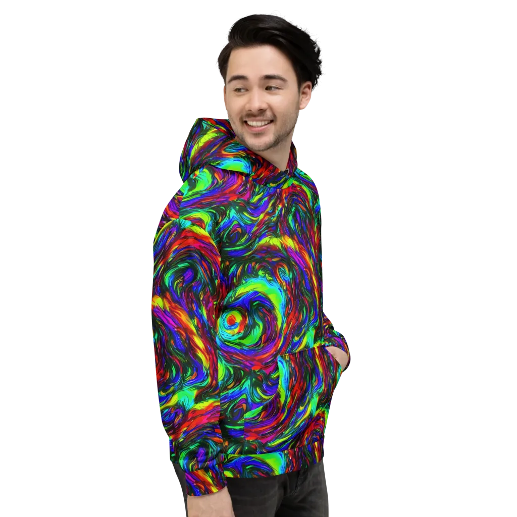 Calraet Swirl on Hoodie — Right