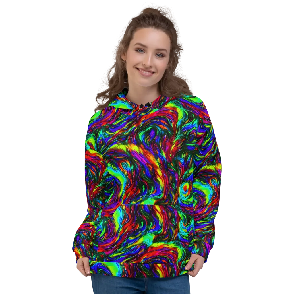 Calraet Swirl on Hoodie — Front