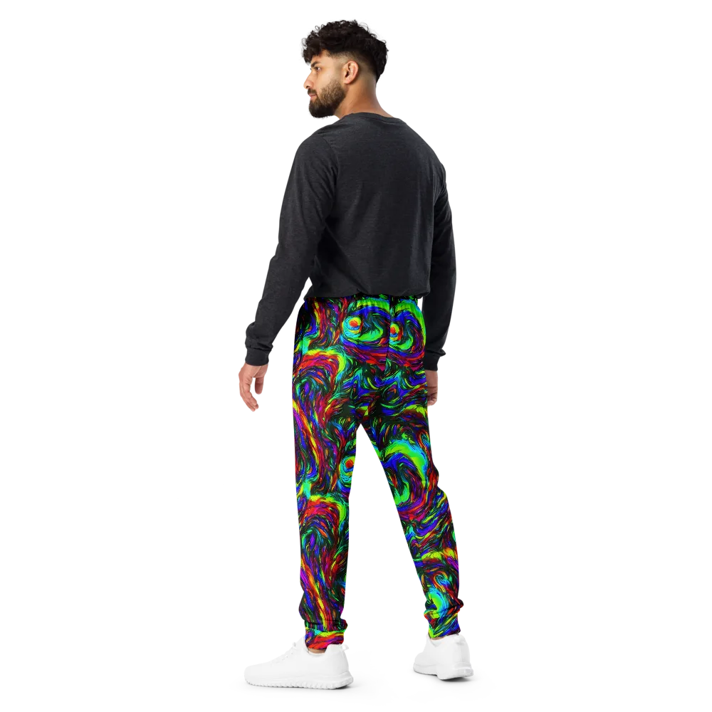Calraet Swirl on Men's Joggers — Back