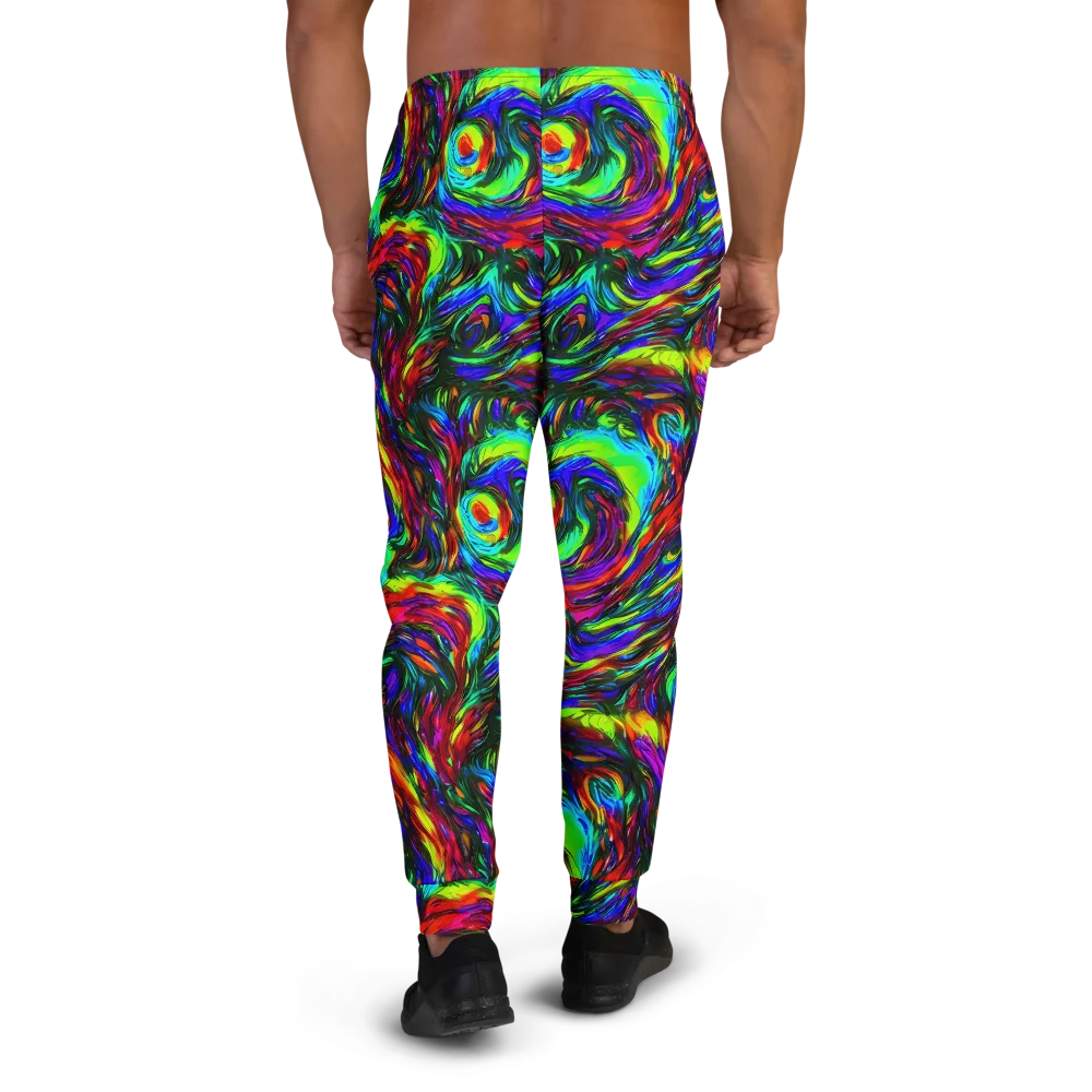 Calraet Swirl on Men's Joggers — Back