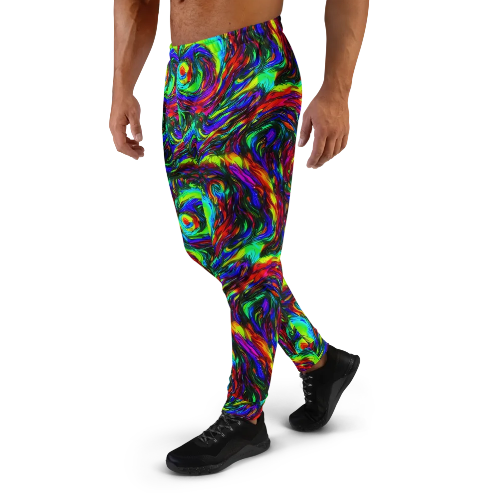 Calraet Swirl on Men's Joggers — Left