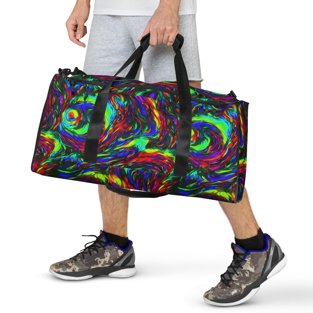 Calraet Swirl on Duffle Bag — Front