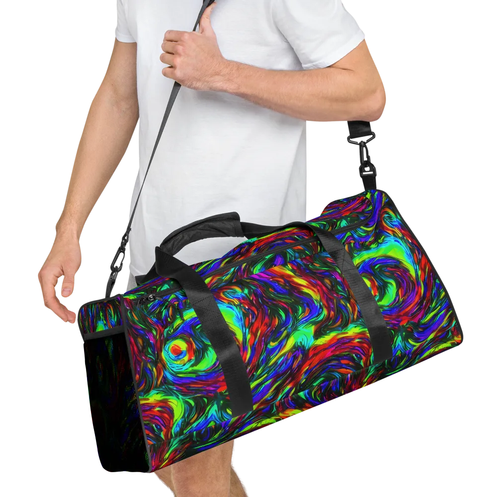 Calraet Swirl on Duffle Bag — Right Front