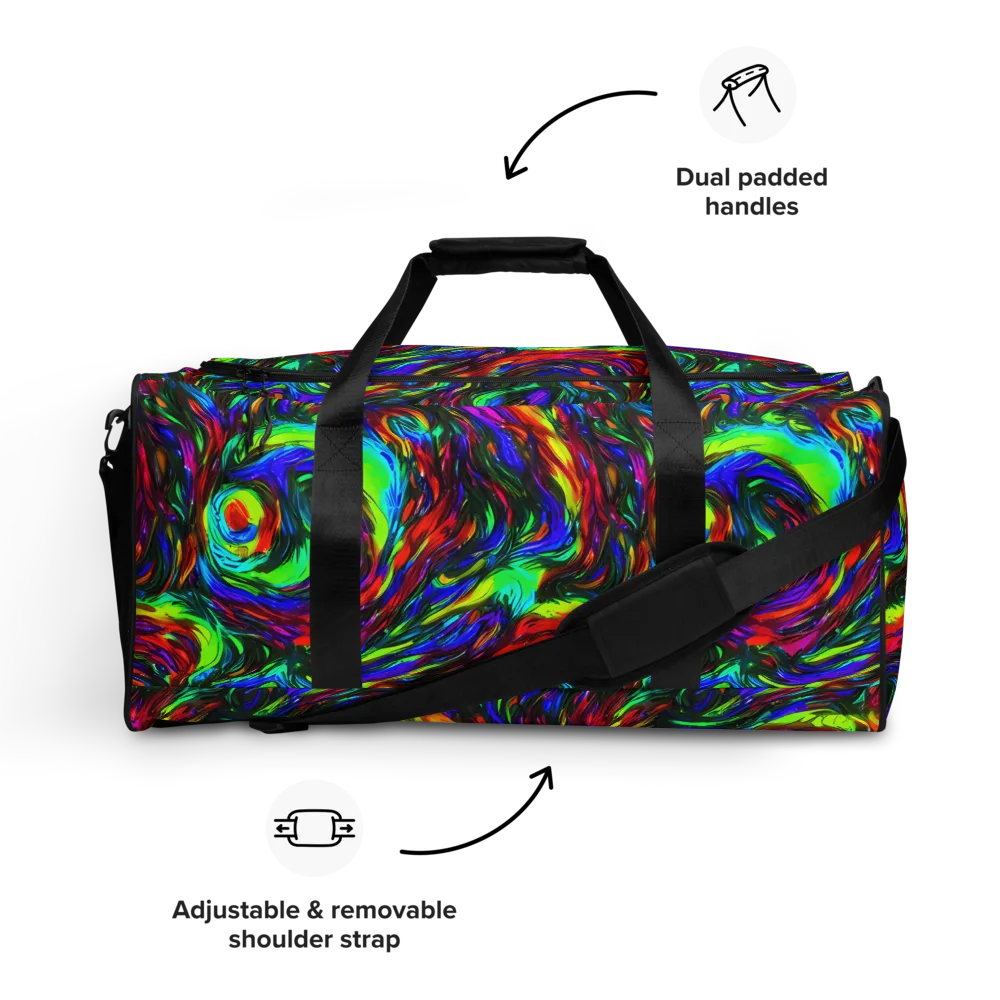 Calraet Swirl on Duffle Bag — Front