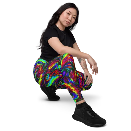 Calraet Swirl on a Leggings with Pockets