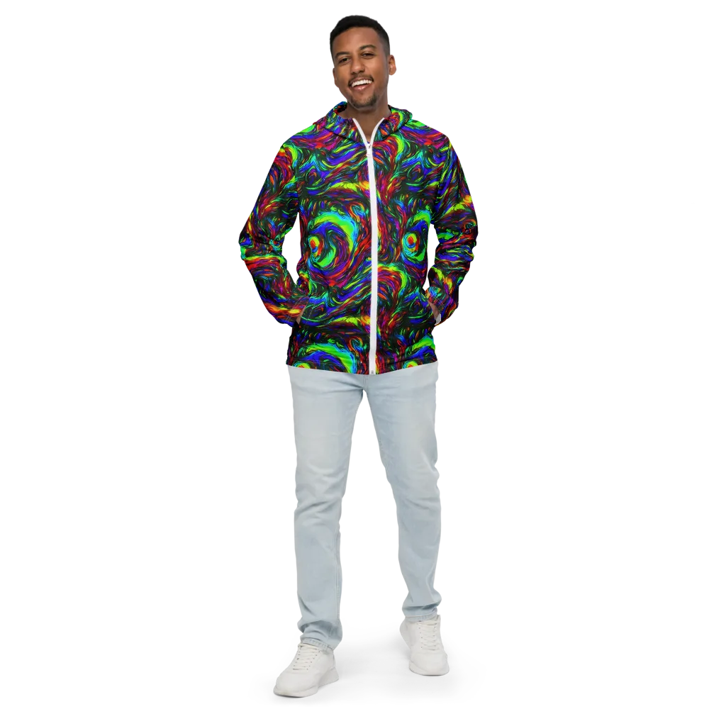 Calraet Swirl on Men's Windbreaker — Front