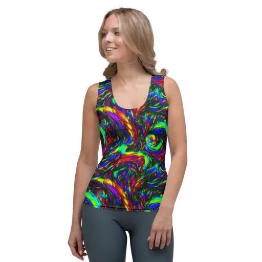 Calraet Swirl on a Women's Tank Top