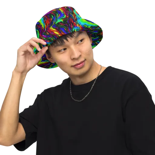 Calraet Swirl on a Reversible Bucket Hat