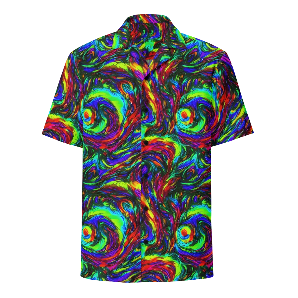 Calraet Swirl on Button Shirt — Front
